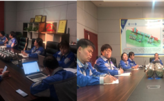 努力工作，健康生活，艾灸培訓(xùn)中